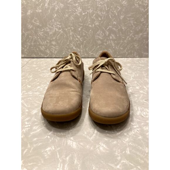 Unstructured by Clarks Tan Suede Leather Loafers, Women's Size 10/EUR 41.5 - Picture 2 of 7